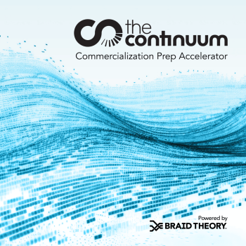 Digital wave on white background